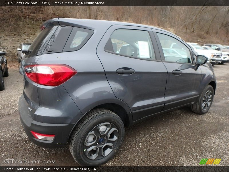Smoke Metallic / Medium Stone 2019 Ford EcoSport S 4WD