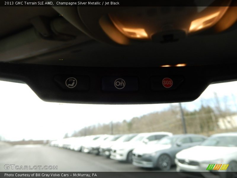 Champagne Silver Metallic / Jet Black 2013 GMC Terrain SLE AWD