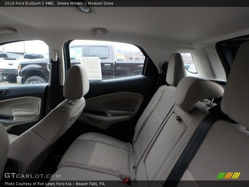 Smoke Metallic / Medium Stone 2019 Ford EcoSport S 4WD