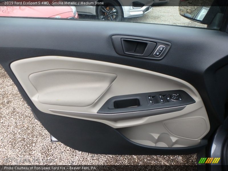 Smoke Metallic / Medium Stone 2019 Ford EcoSport S 4WD