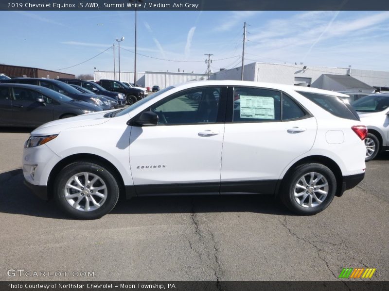 Summit White / Medium Ash Gray 2019 Chevrolet Equinox LS AWD