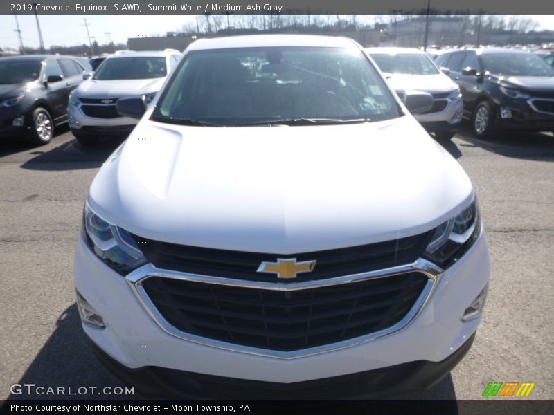 Summit White / Medium Ash Gray 2019 Chevrolet Equinox LS AWD