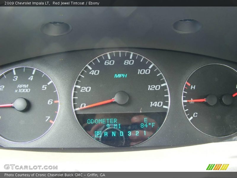 Red Jewel Tintcoat / Ebony 2009 Chevrolet Impala LT