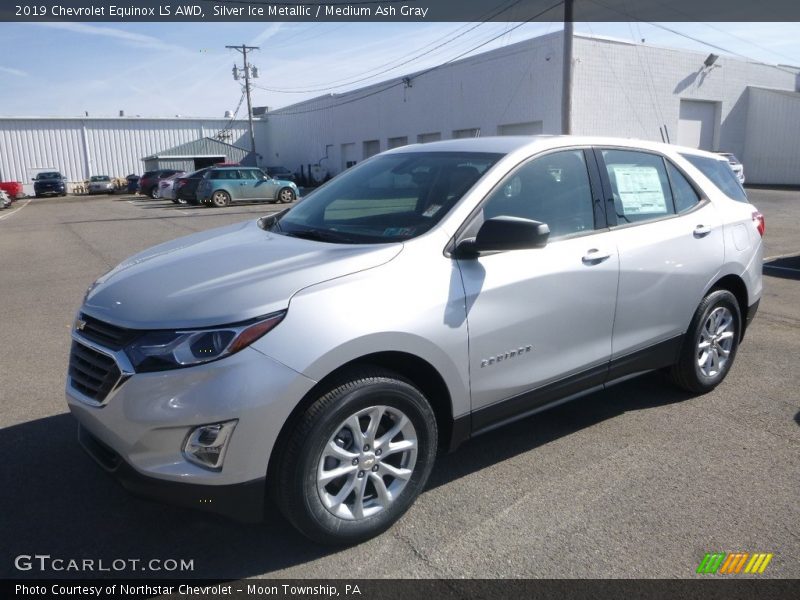 Silver Ice Metallic / Medium Ash Gray 2019 Chevrolet Equinox LS AWD