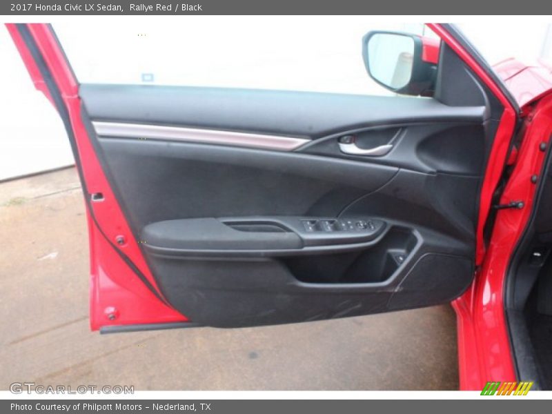 Rallye Red / Black 2017 Honda Civic LX Sedan