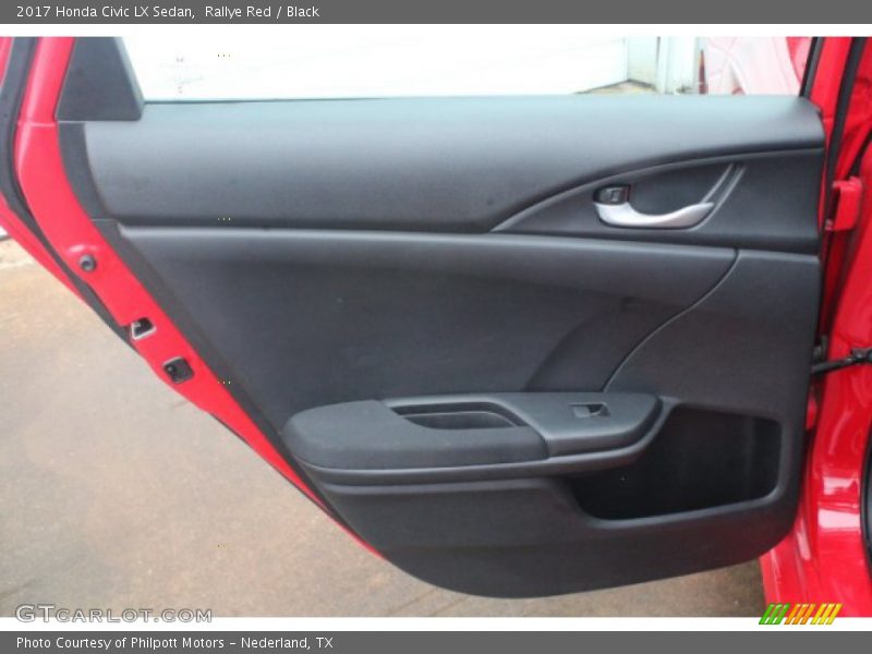 Rallye Red / Black 2017 Honda Civic LX Sedan