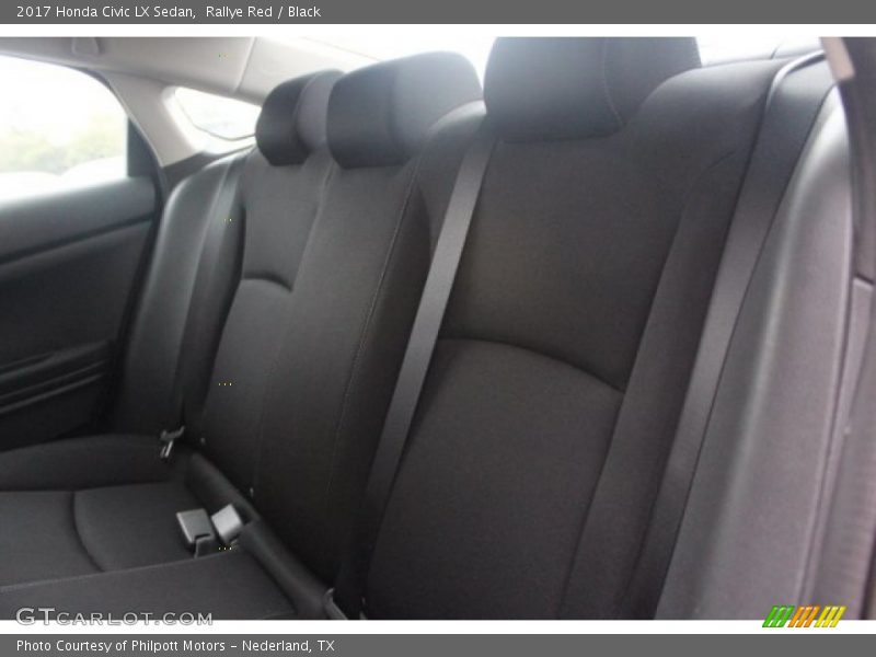 Rallye Red / Black 2017 Honda Civic LX Sedan