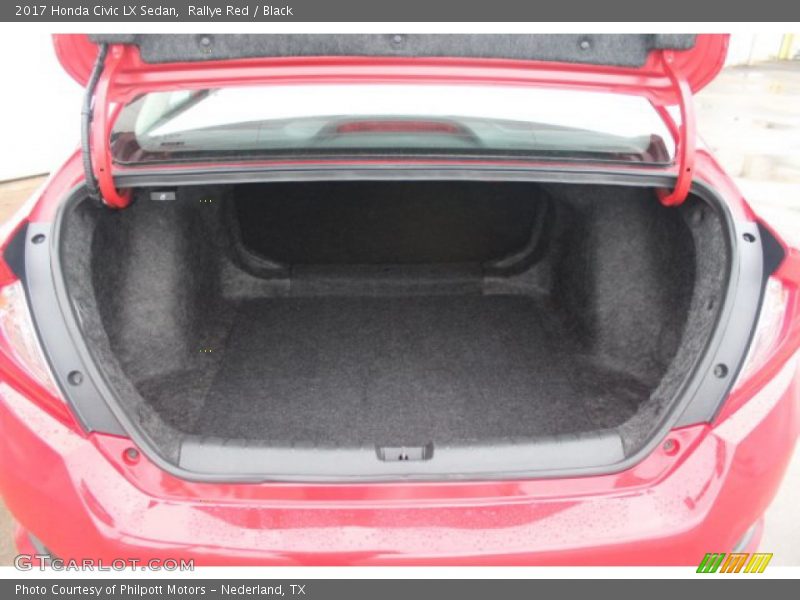 Rallye Red / Black 2017 Honda Civic LX Sedan