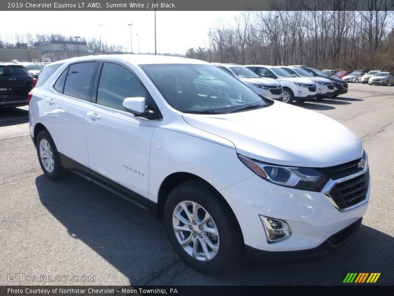 Summit White / Jet Black 2019 Chevrolet Equinox LT AWD