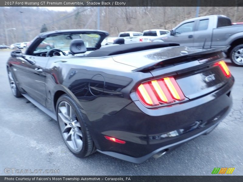 Shadow Black / Ebony 2017 Ford Mustang GT Premium Convertible