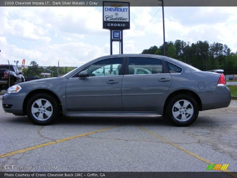 Dark Silver Metallic / Gray 2009 Chevrolet Impala LT