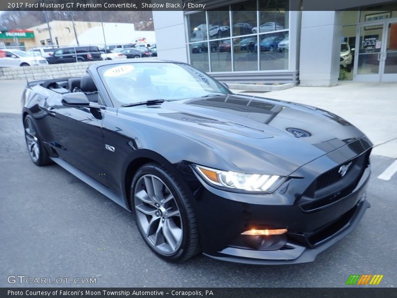 Shadow Black / Ebony 2017 Ford Mustang GT Premium Convertible