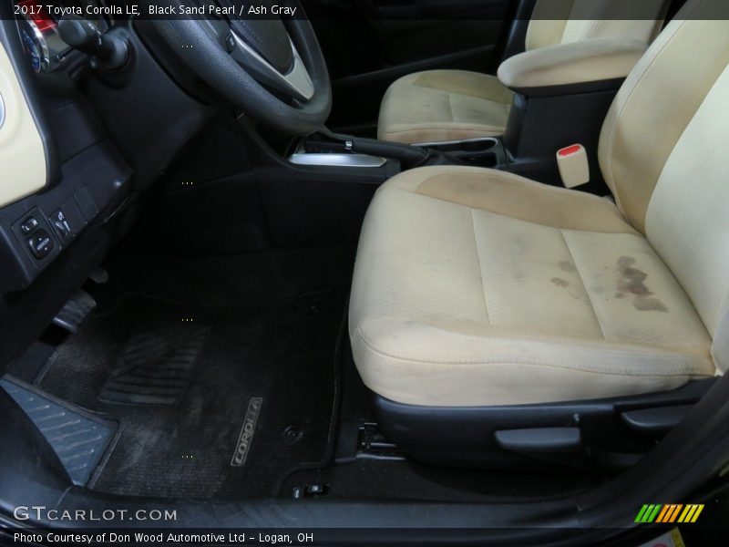 Black Sand Pearl / Ash Gray 2017 Toyota Corolla LE