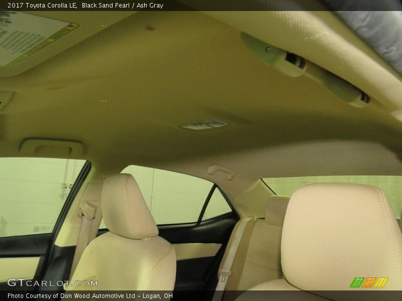 Black Sand Pearl / Ash Gray 2017 Toyota Corolla LE