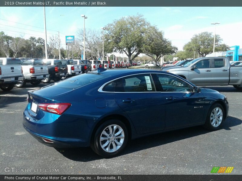 Pacific Blue Metallic / Jet Black 2019 Chevrolet Malibu LT