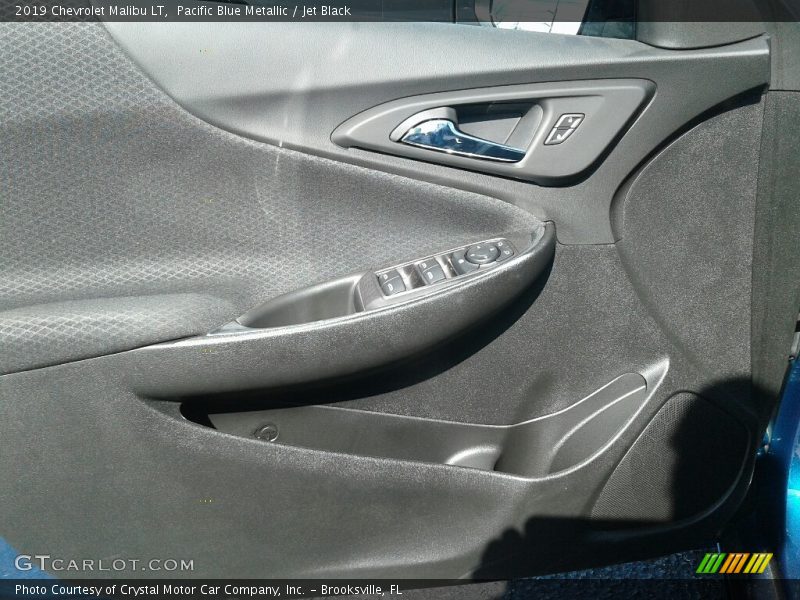 Pacific Blue Metallic / Jet Black 2019 Chevrolet Malibu LT