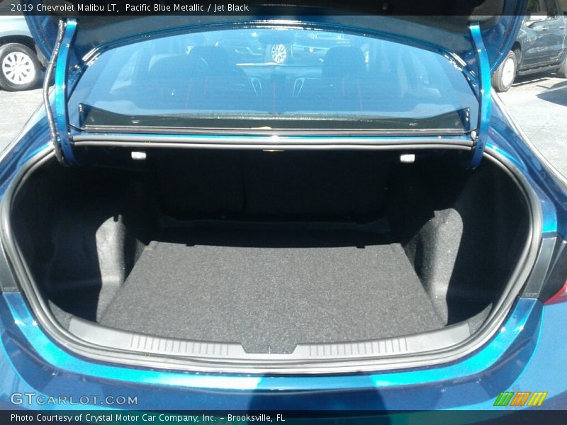 Pacific Blue Metallic / Jet Black 2019 Chevrolet Malibu LT
