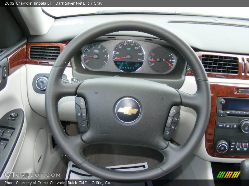 Dark Silver Metallic / Gray 2009 Chevrolet Impala LT