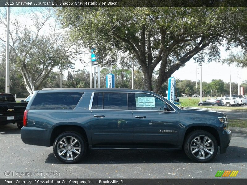 Shadow Gray Metallic / Jet Black 2019 Chevrolet Suburban LT