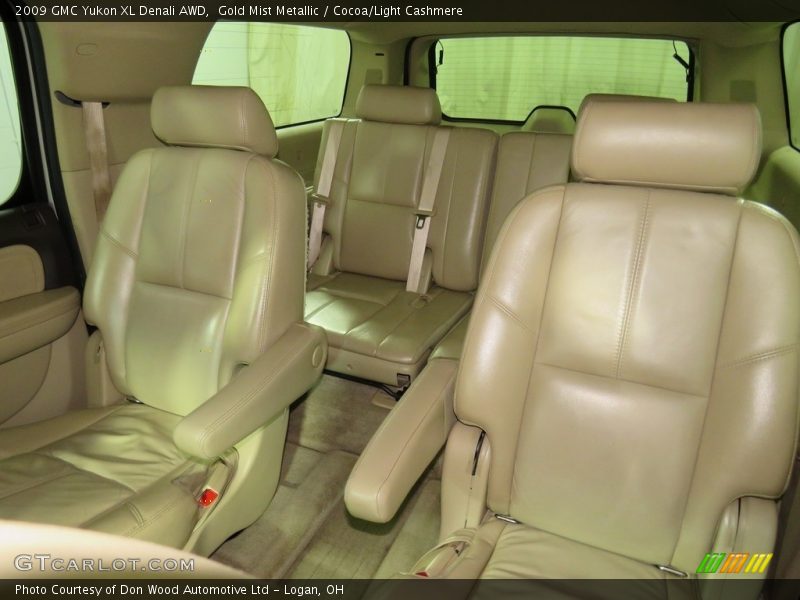 Gold Mist Metallic / Cocoa/Light Cashmere 2009 GMC Yukon XL Denali AWD