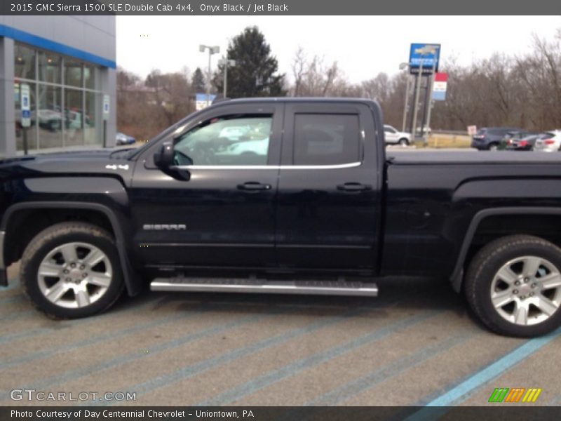 Onyx Black / Jet Black 2015 GMC Sierra 1500 SLE Double Cab 4x4