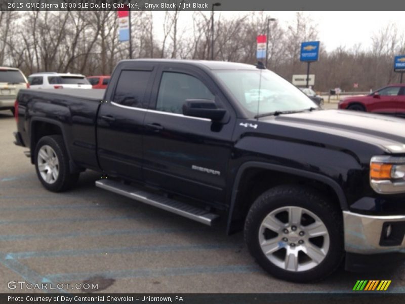 Onyx Black / Jet Black 2015 GMC Sierra 1500 SLE Double Cab 4x4