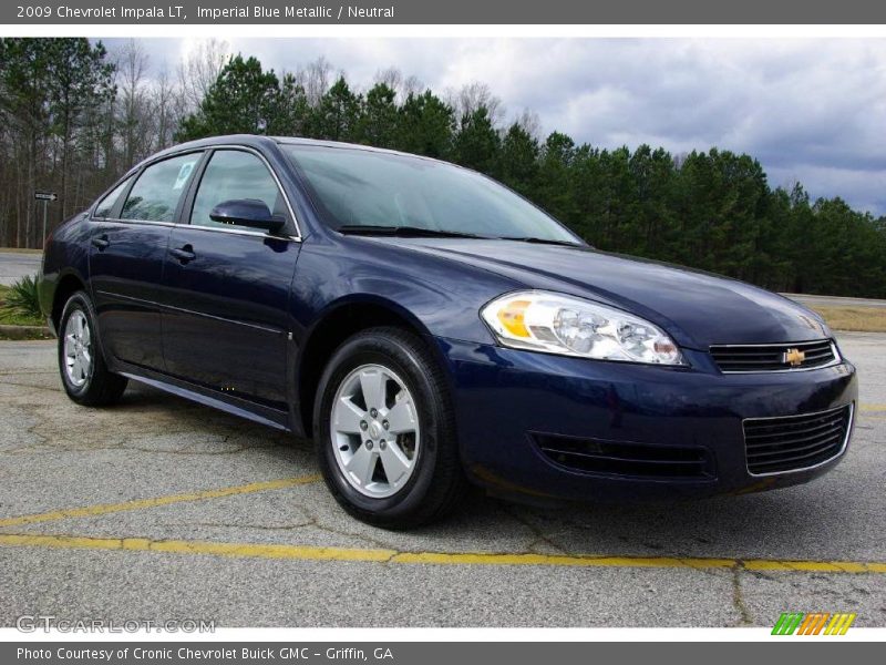 Imperial Blue Metallic / Neutral 2009 Chevrolet Impala LT