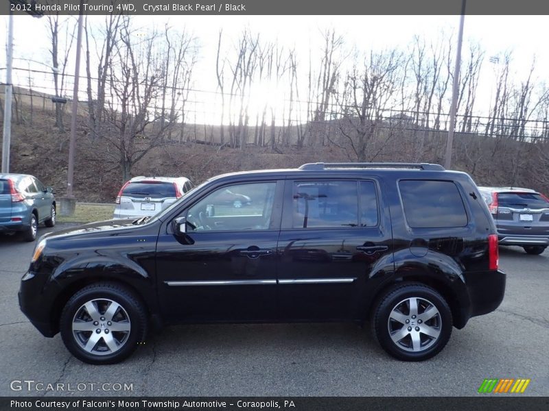 Crystal Black Pearl / Black 2012 Honda Pilot Touring 4WD
