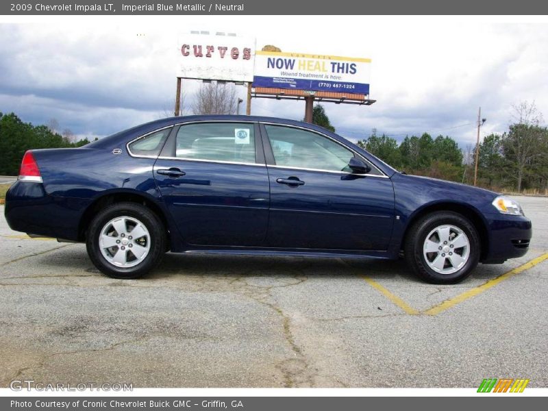 Imperial Blue Metallic / Neutral 2009 Chevrolet Impala LT