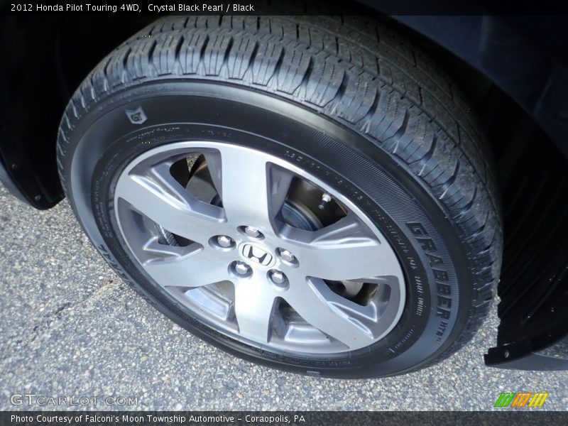 Crystal Black Pearl / Black 2012 Honda Pilot Touring 4WD