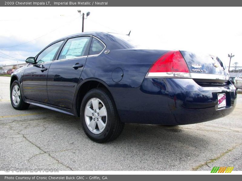 Imperial Blue Metallic / Neutral 2009 Chevrolet Impala LT