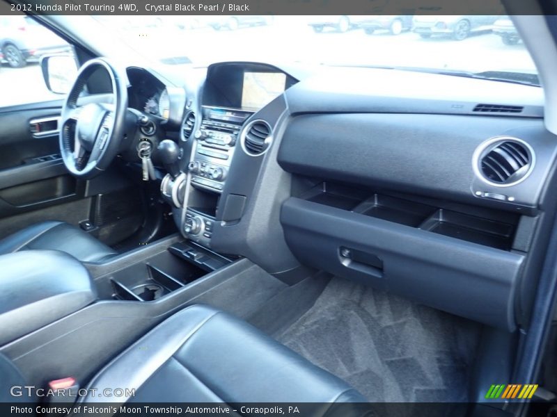 Crystal Black Pearl / Black 2012 Honda Pilot Touring 4WD