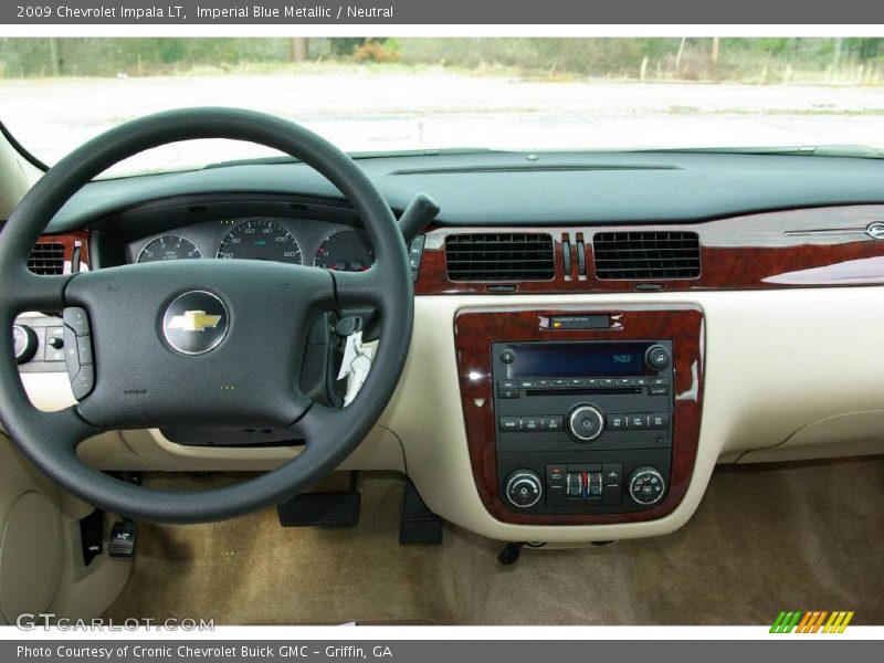 Imperial Blue Metallic / Neutral 2009 Chevrolet Impala LT