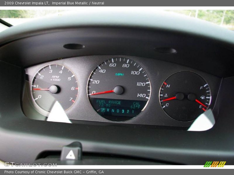 Imperial Blue Metallic / Neutral 2009 Chevrolet Impala LT