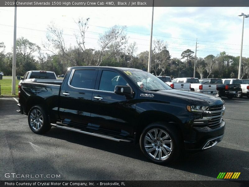 Black / Jet Black 2019 Chevrolet Silverado 1500 High Country Crew Cab 4WD