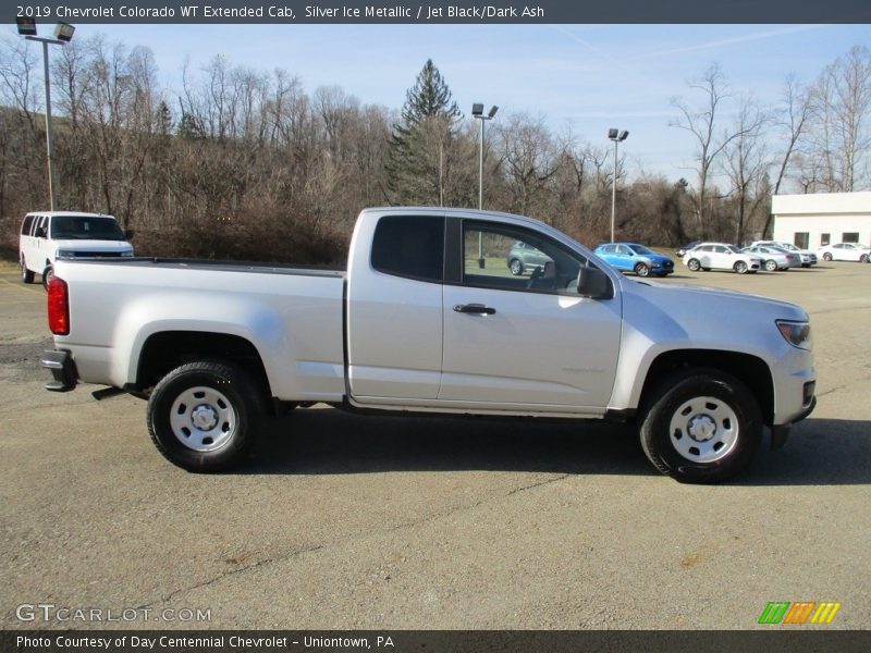 Silver Ice Metallic / Jet Black/Dark Ash 2019 Chevrolet Colorado WT Extended Cab