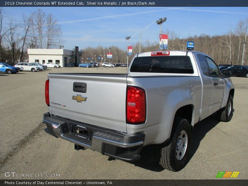 Silver Ice Metallic / Jet Black/Dark Ash 2019 Chevrolet Colorado WT Extended Cab