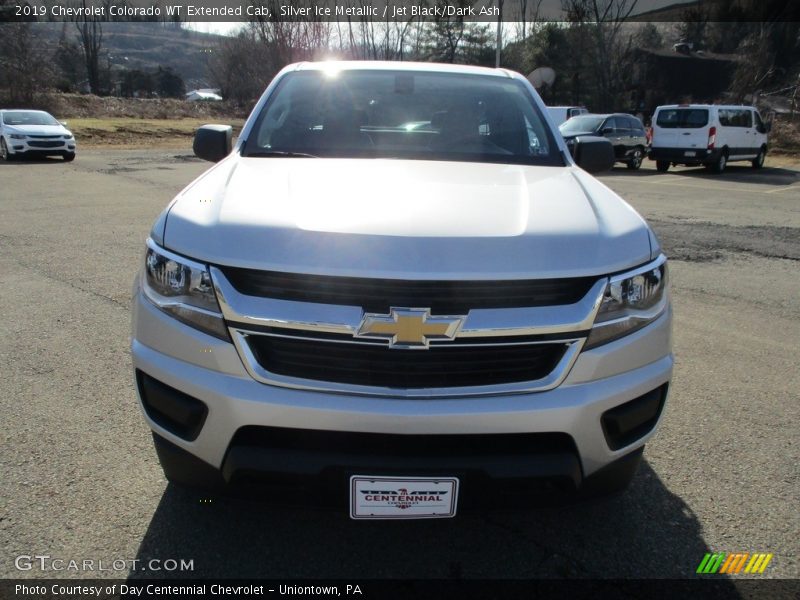 Silver Ice Metallic / Jet Black/Dark Ash 2019 Chevrolet Colorado WT Extended Cab