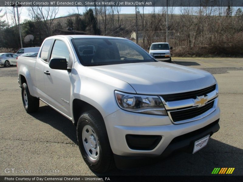Silver Ice Metallic / Jet Black/Dark Ash 2019 Chevrolet Colorado WT Extended Cab