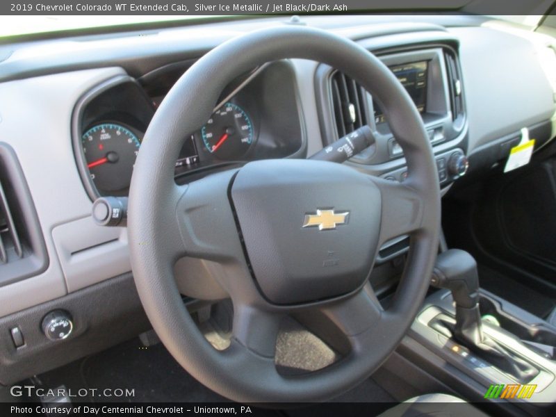 Silver Ice Metallic / Jet Black/Dark Ash 2019 Chevrolet Colorado WT Extended Cab