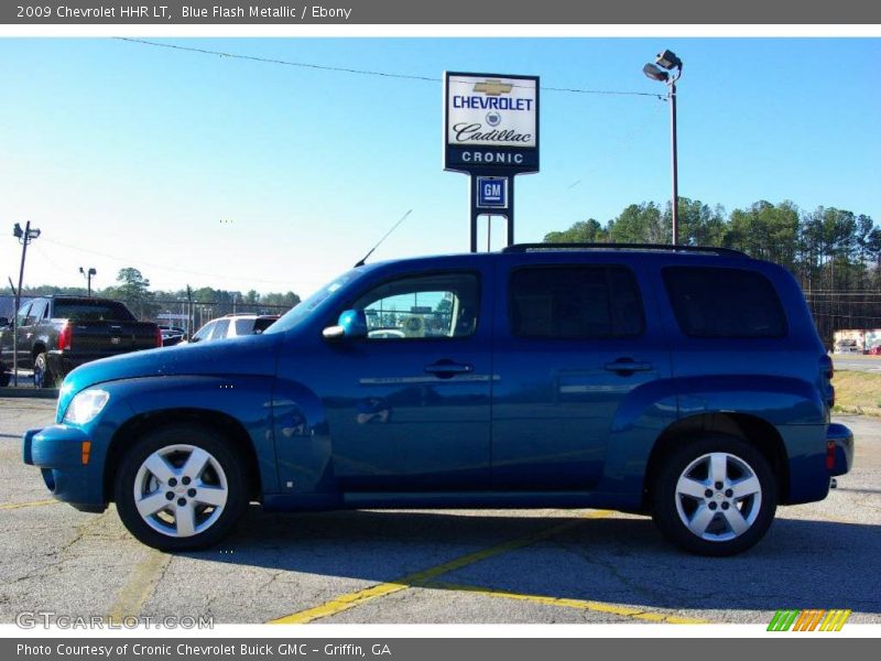 Blue Flash Metallic / Ebony 2009 Chevrolet HHR LT