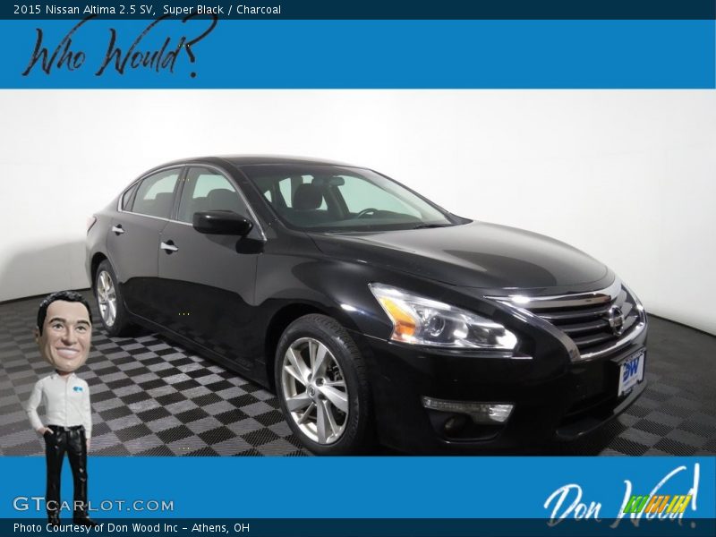 Super Black / Charcoal 2015 Nissan Altima 2.5 SV