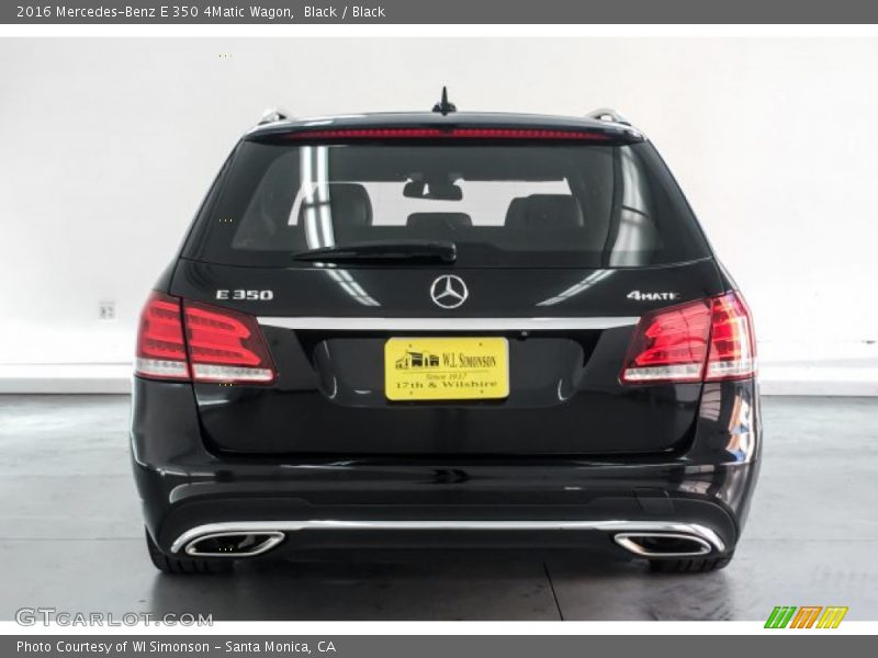 Black / Black 2016 Mercedes-Benz E 350 4Matic Wagon