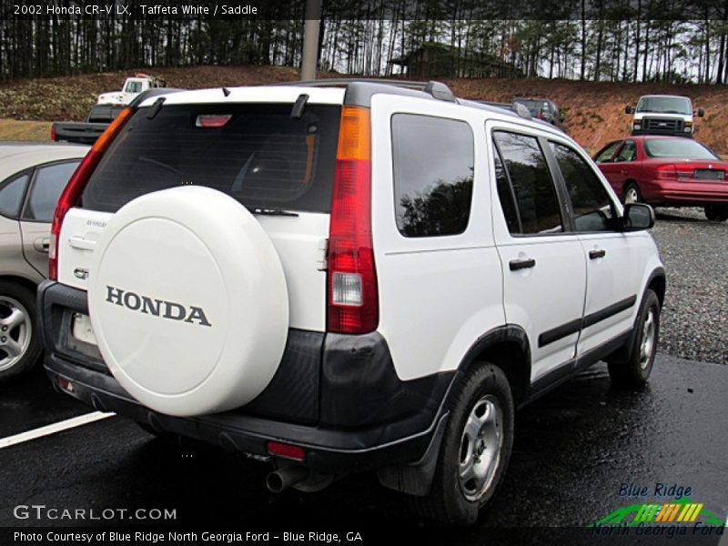 Taffeta White / Saddle 2002 Honda CR-V LX