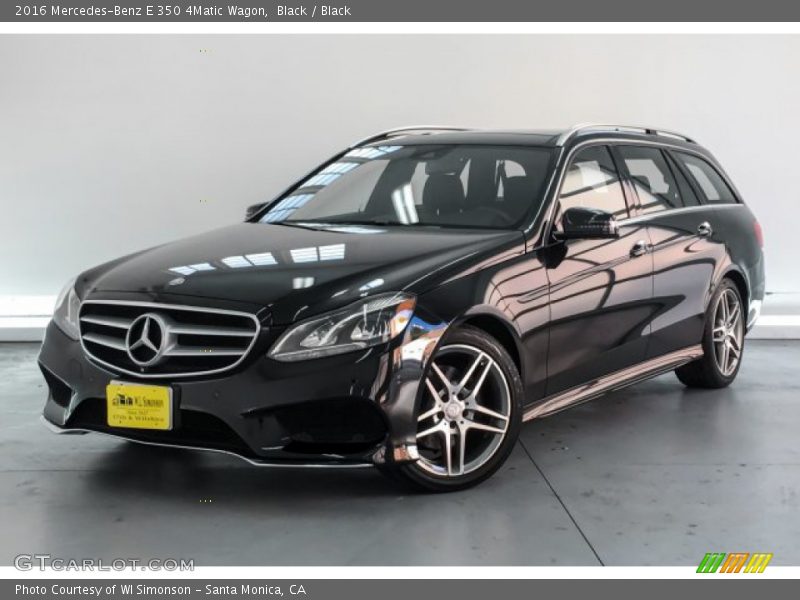 Black / Black 2016 Mercedes-Benz E 350 4Matic Wagon