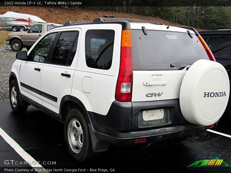 Taffeta White / Saddle 2002 Honda CR-V LX