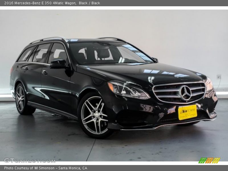 Black / Black 2016 Mercedes-Benz E 350 4Matic Wagon