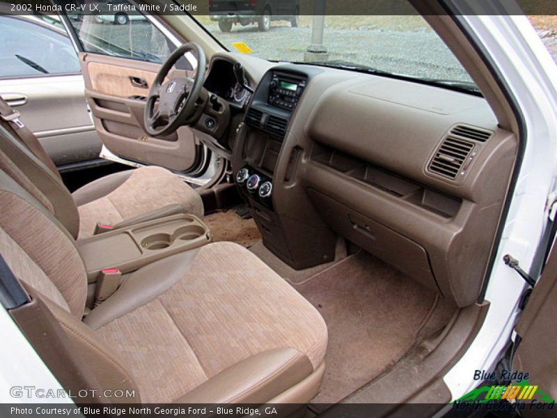 Taffeta White / Saddle 2002 Honda CR-V LX