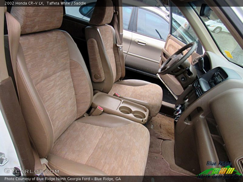 Taffeta White / Saddle 2002 Honda CR-V LX