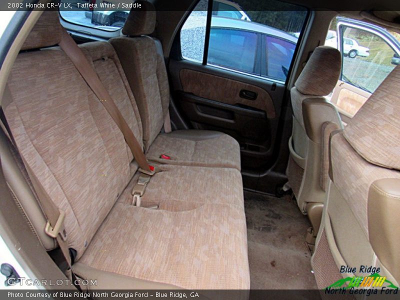 Taffeta White / Saddle 2002 Honda CR-V LX